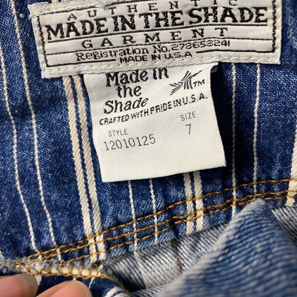 Vintage Authentic Made In the Shade Jean Skirt Size 7 - Picture 4 of 4